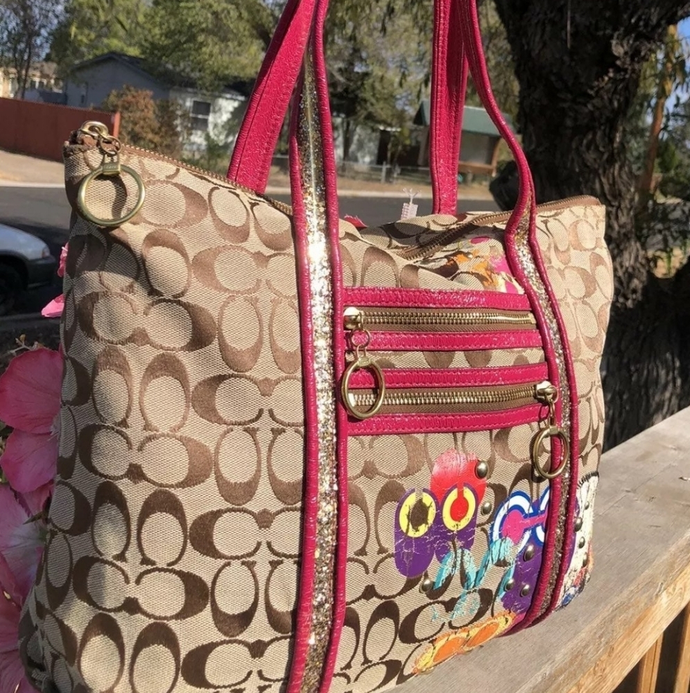 Vintage Coach Poppy Tote 2009